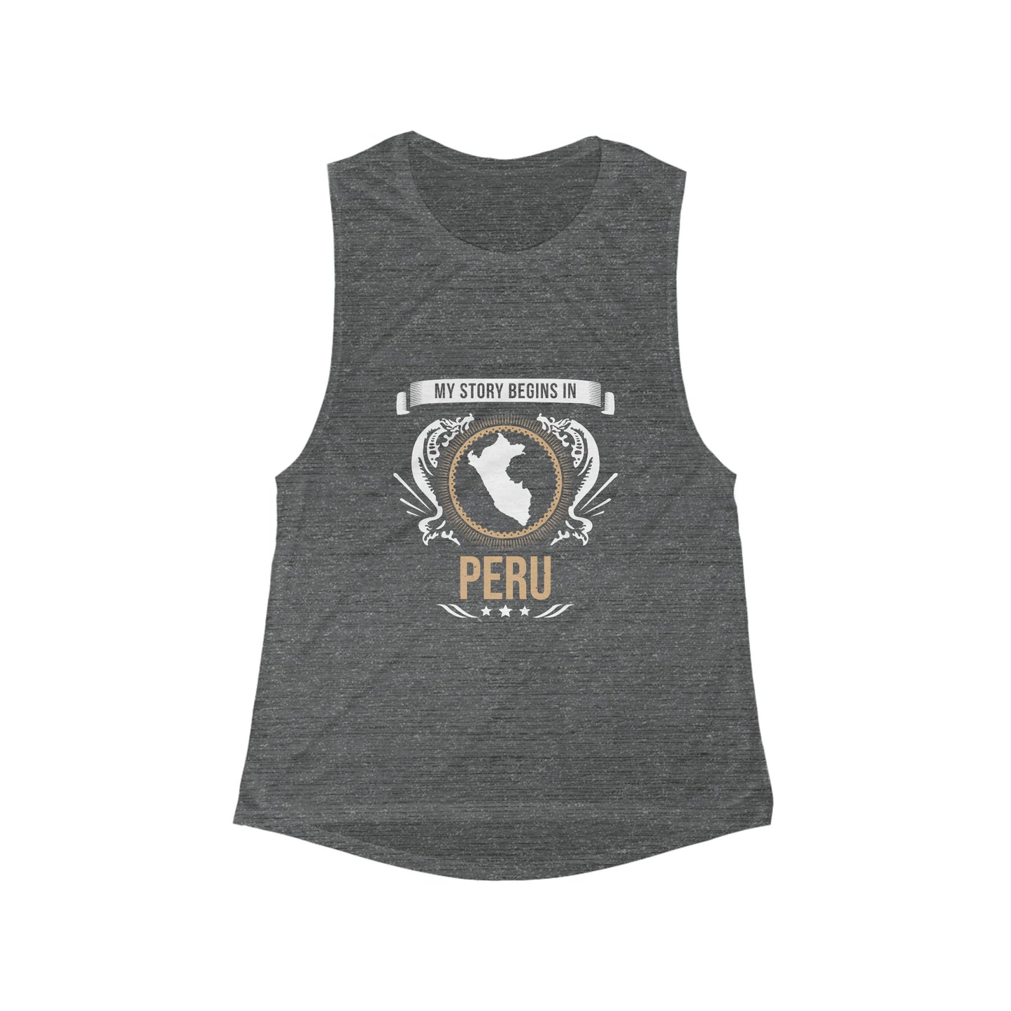 Peru Design 2-Women's Flowy Tank
