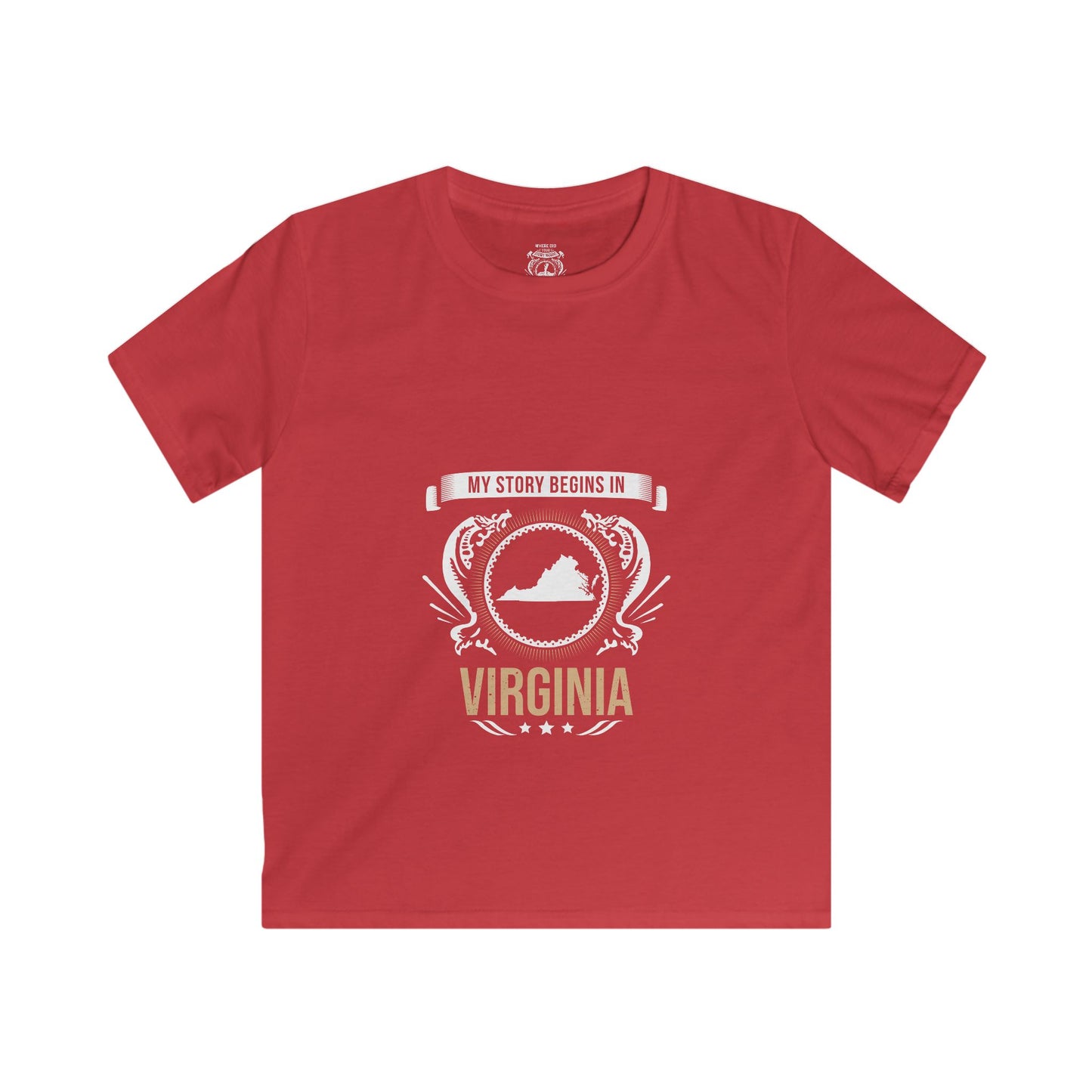 Kids Virginia Style 2-unisex short sleeve shirt