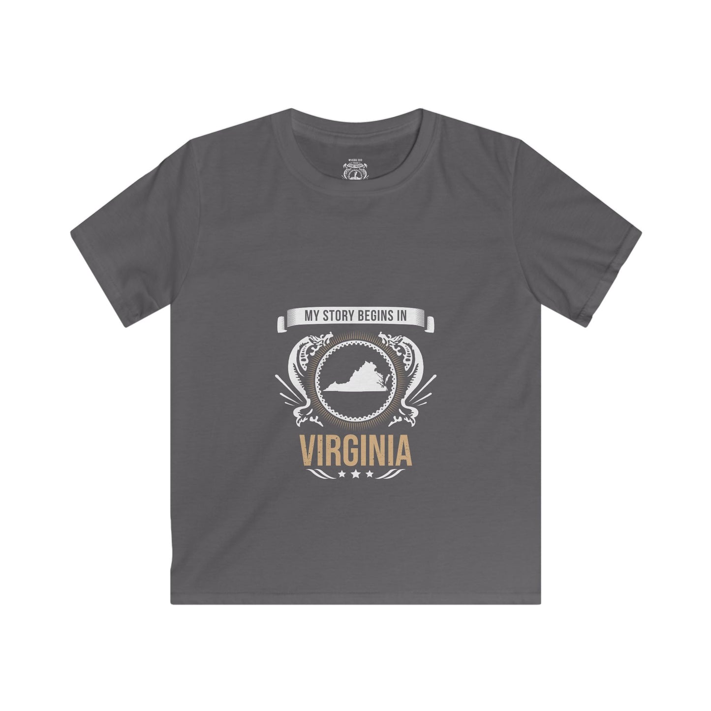 Kids Virginia Style 2-unisex short sleeve shirt