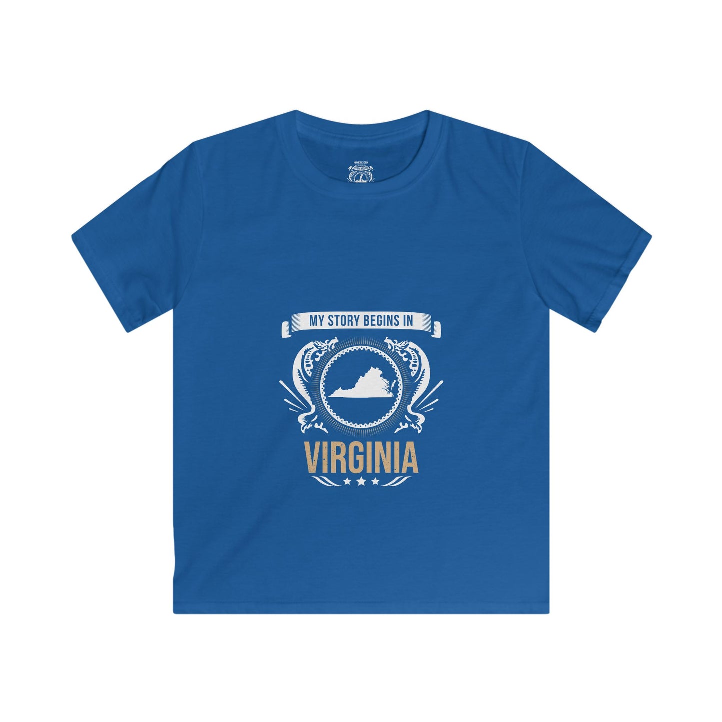 Kids Virginia Style 2-unisex short sleeve shirt
