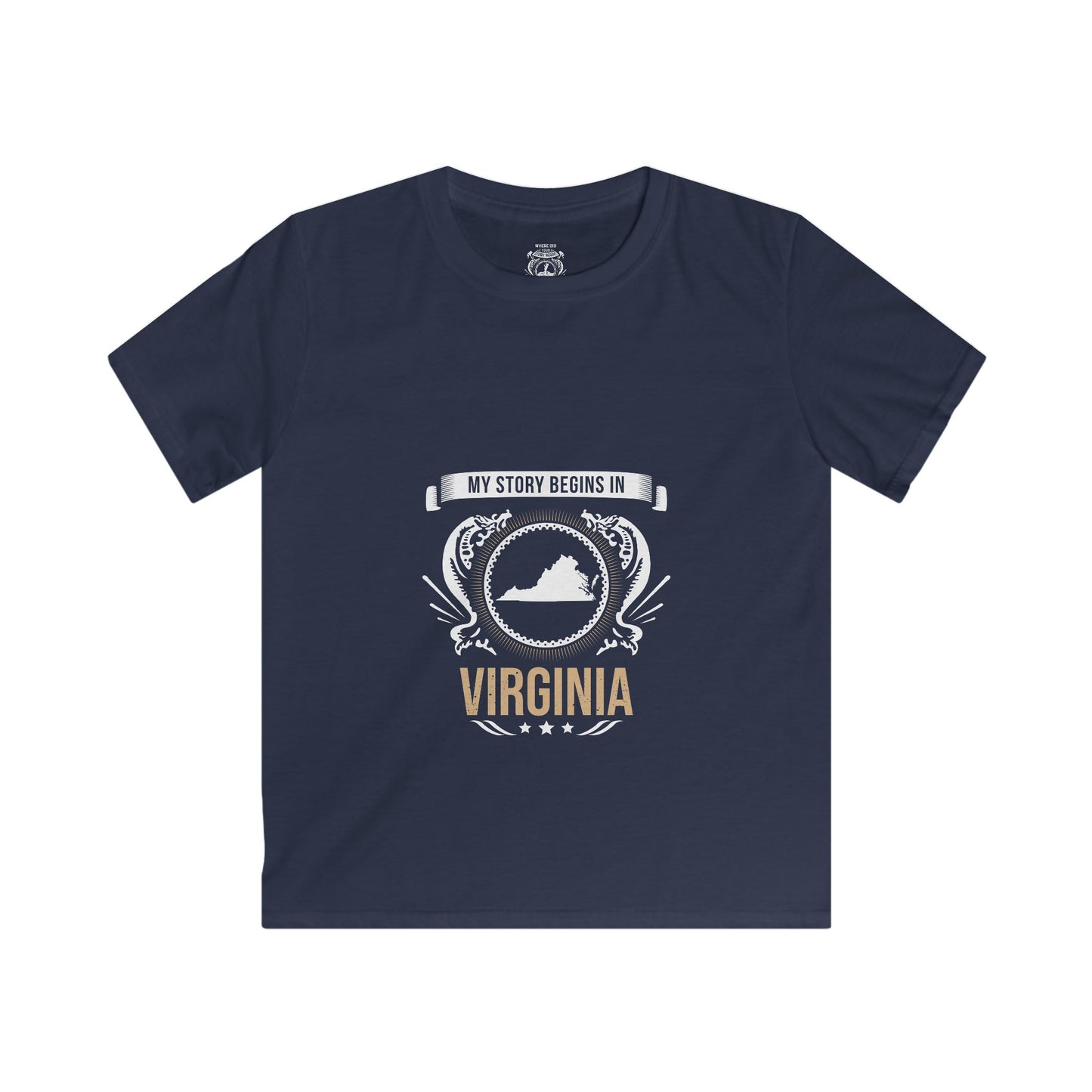 Kids Virginia Style 2-unisex short sleeve shirt