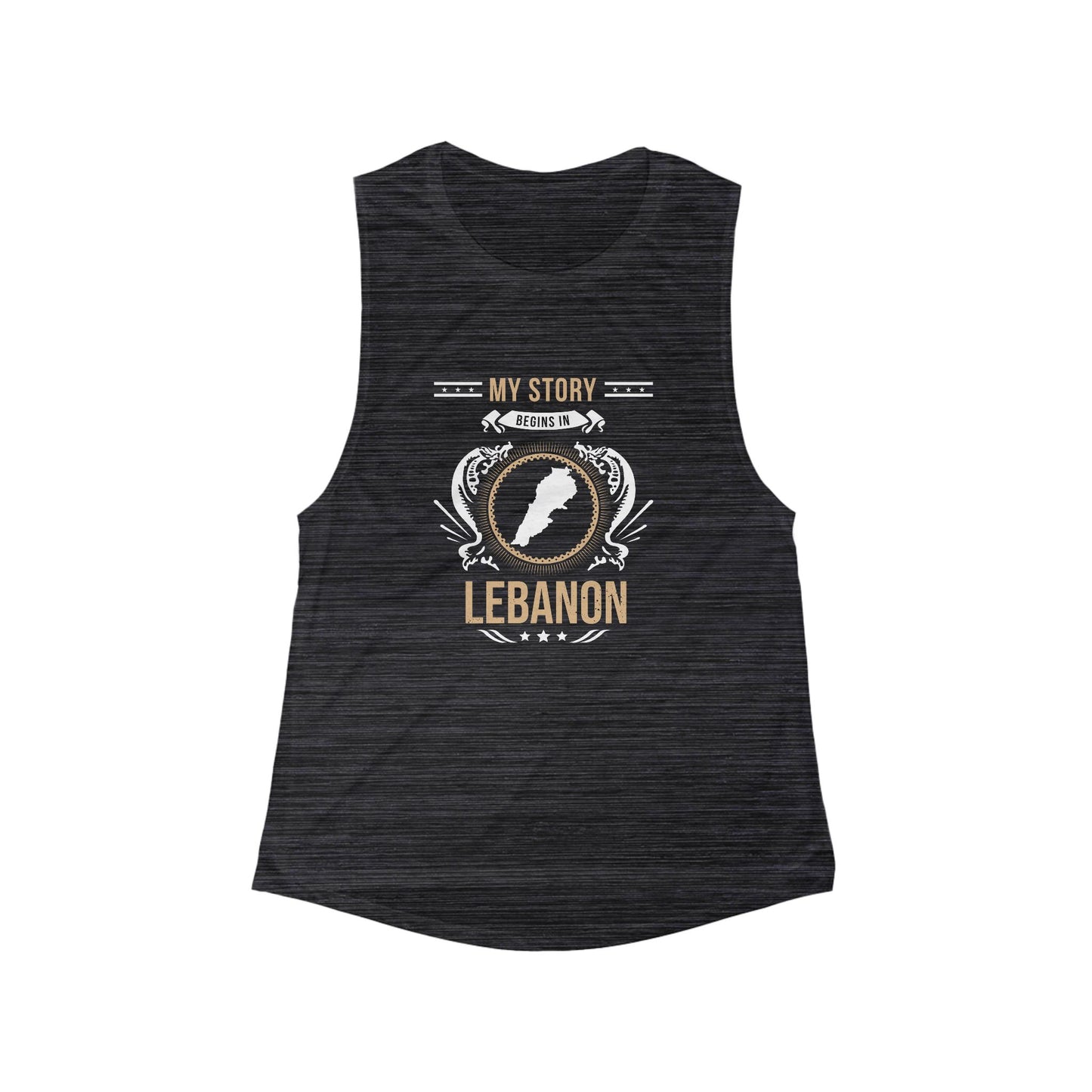 Lebanon Style 1-Women's Flowy Tank