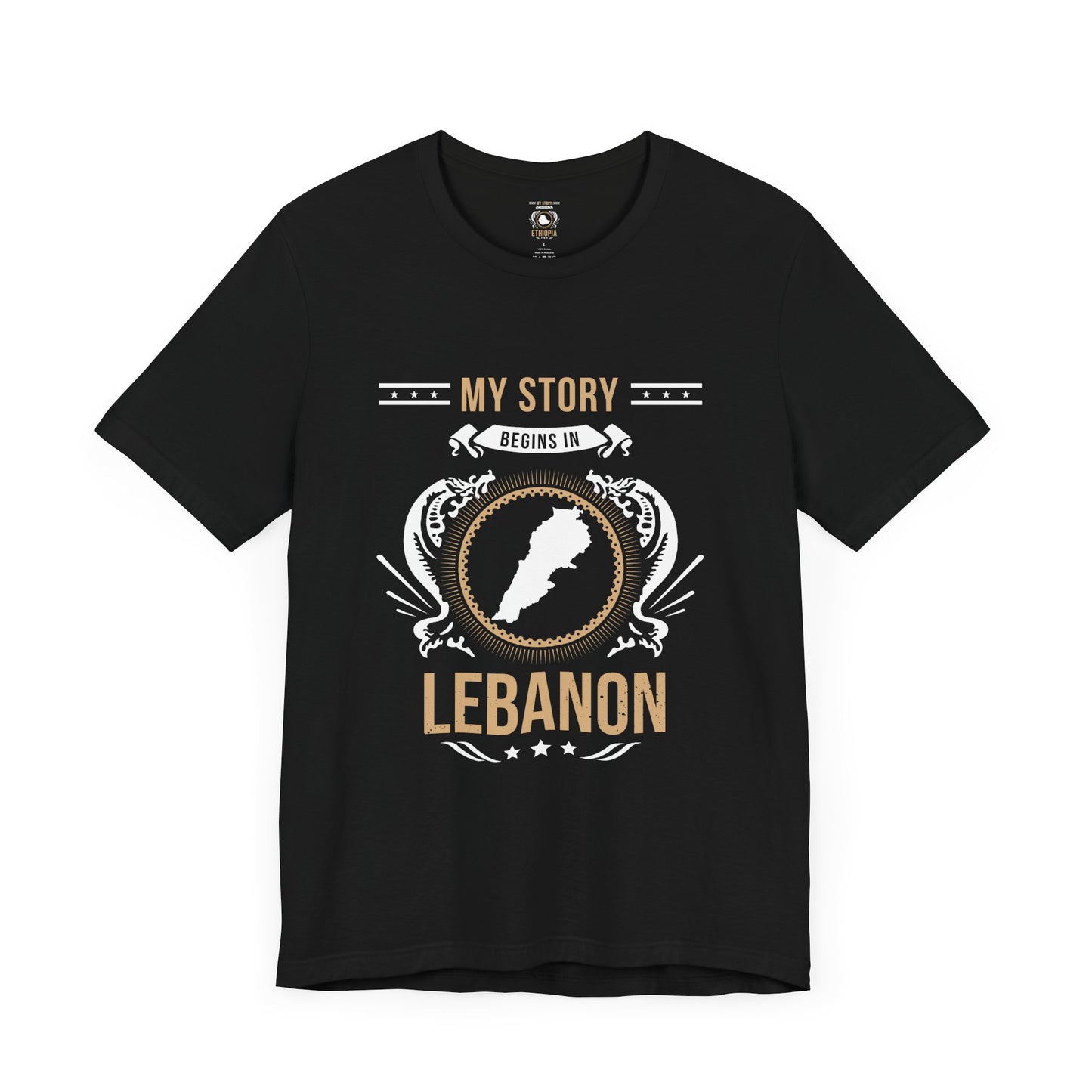Lebanon Style 1-Unisex Short Sleeve Tee