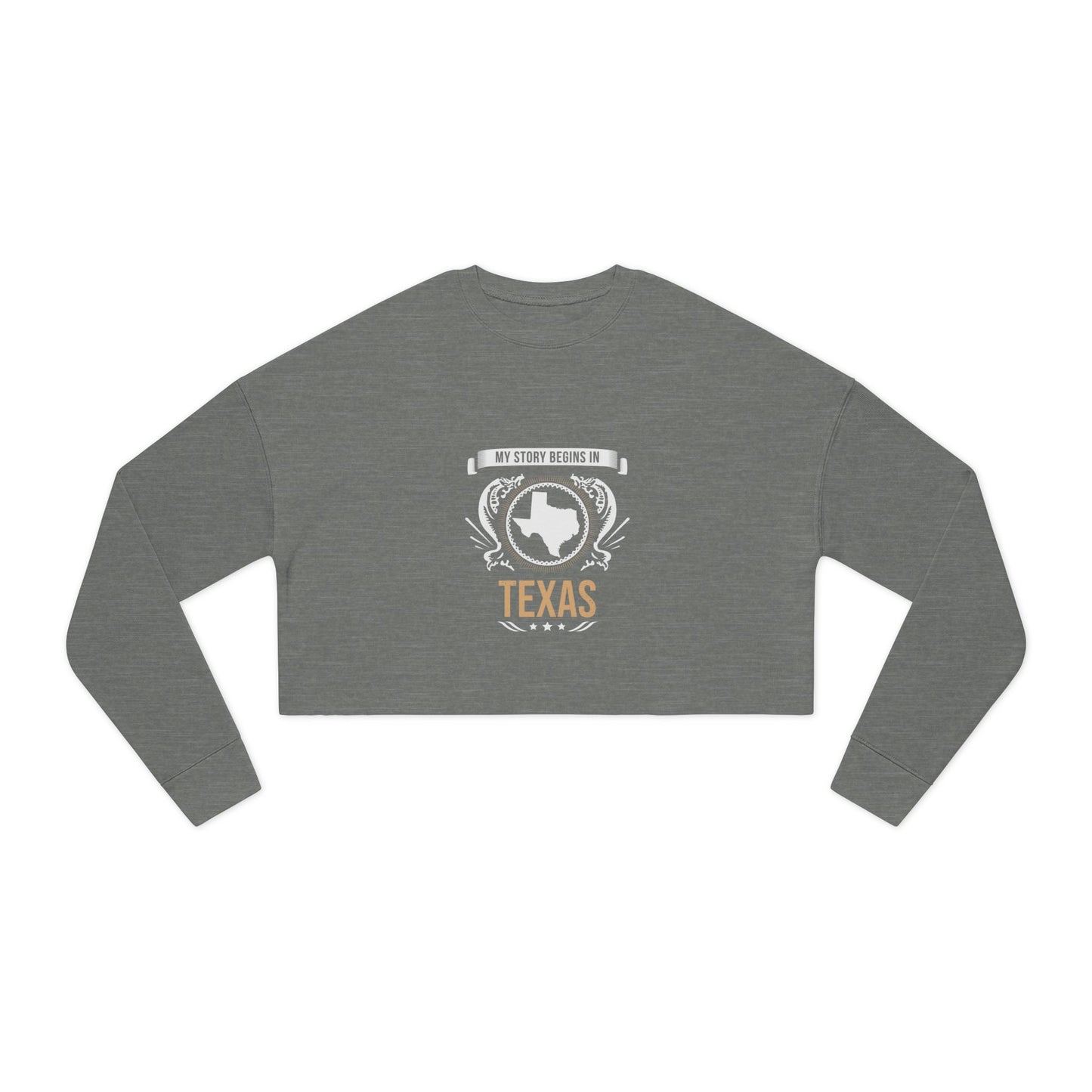 Texas Style 2-Women's Cropped Sweatshirt