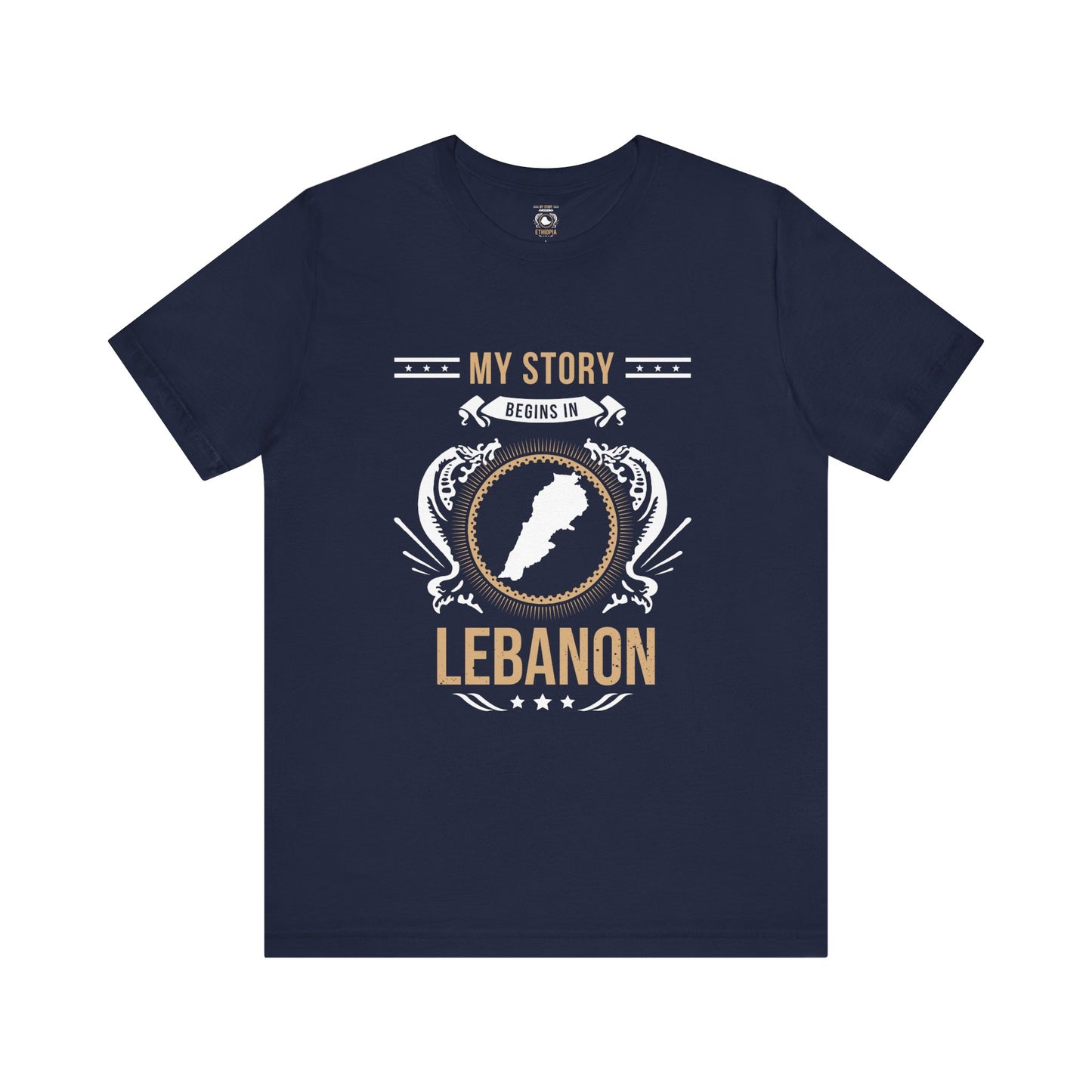 Lebanon Style 1-Unisex Short Sleeve Tee