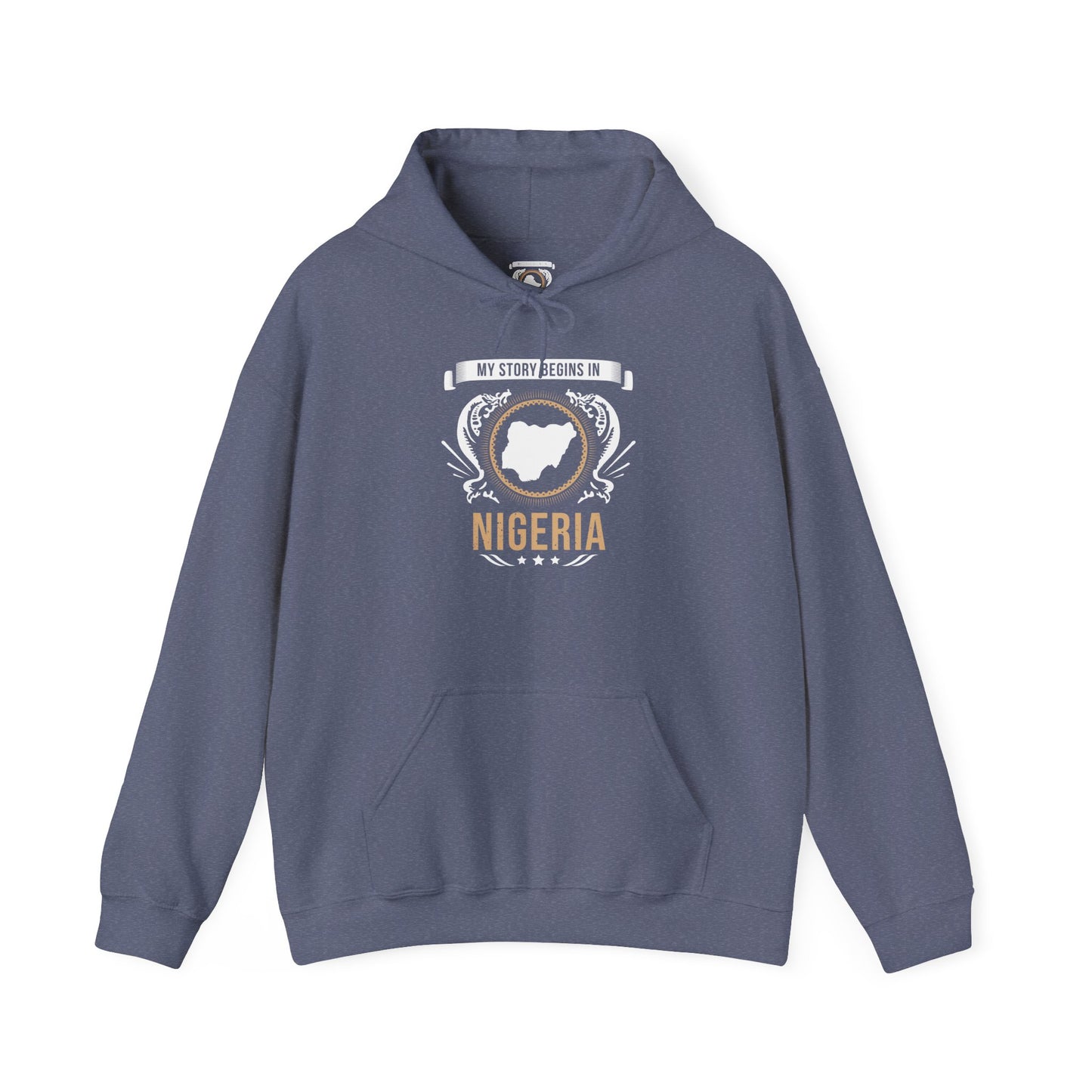 Nigeria Style 2-Unisex Hooded Sweatshirt