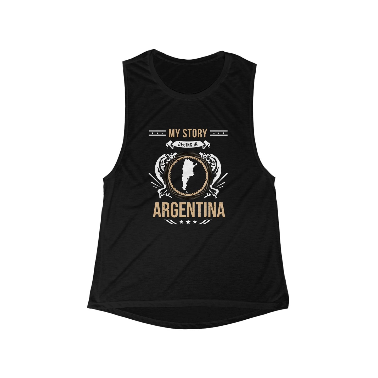 Argentina Style 1-Women's Flowy Tank