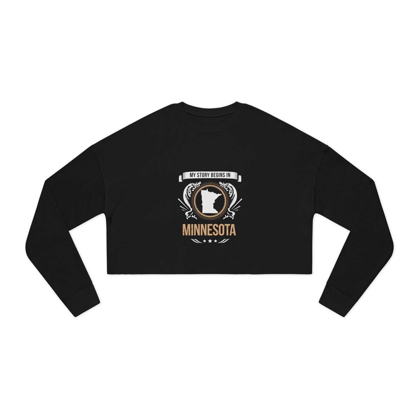 Minnesota Style 2-Women's Cropped Sweatshirt