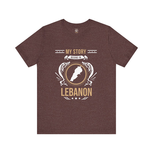 Lebanon Style 1-Unisex Short Sleeve Tee