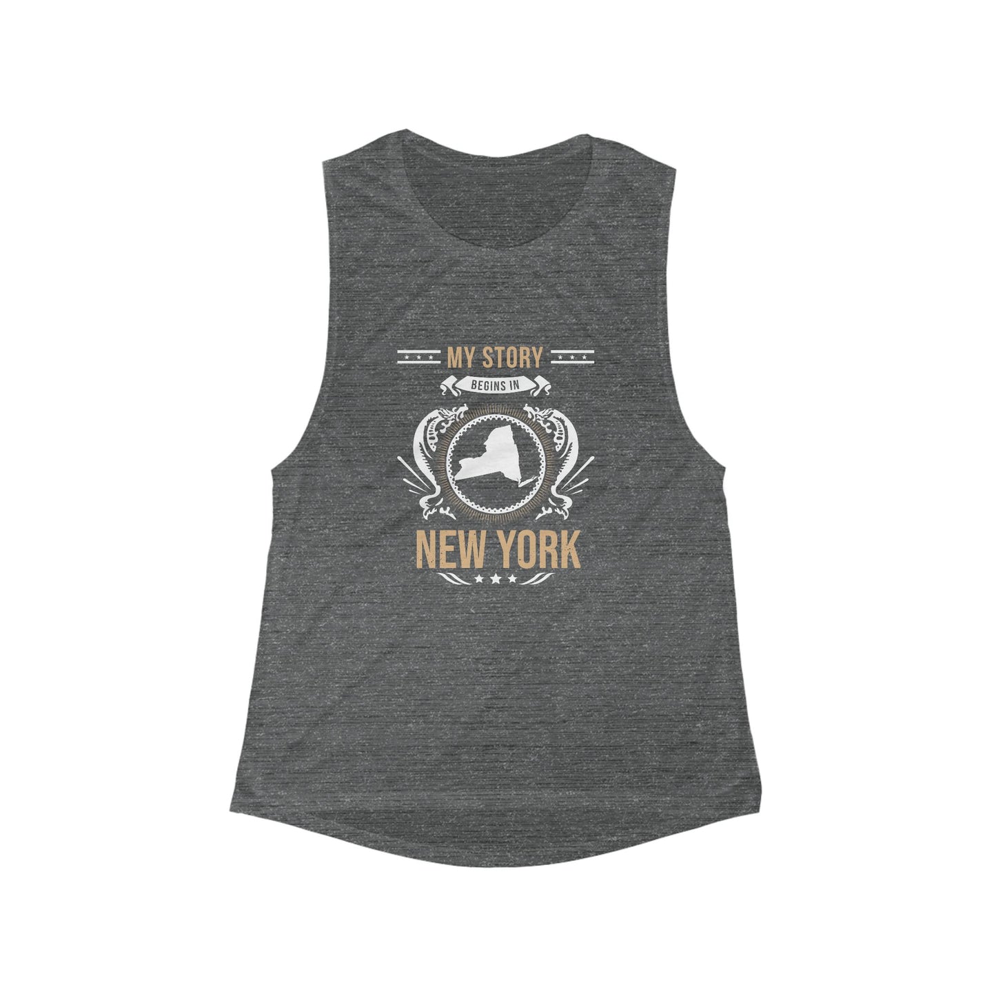 New York Style 1-Women's Flowy Tank