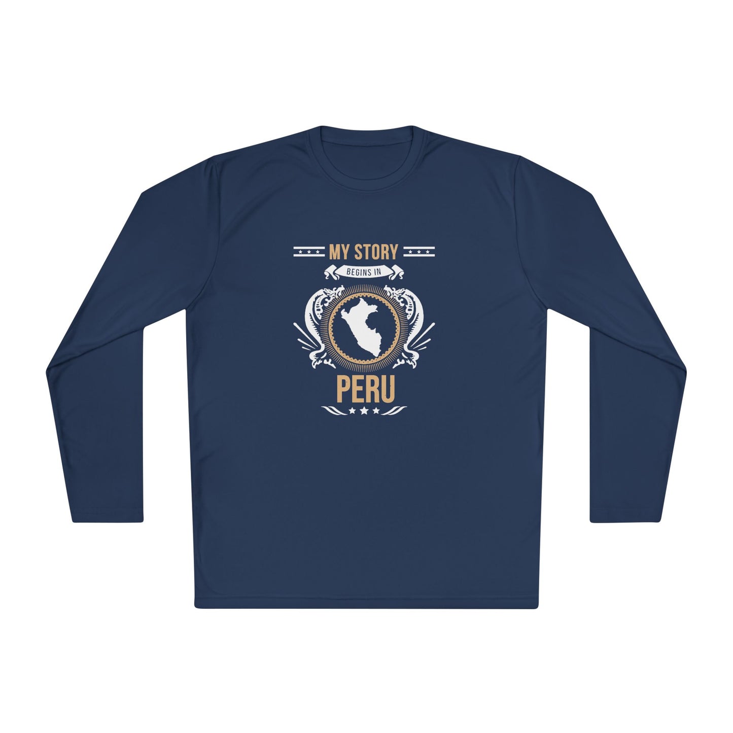 Peru Design 1-Unisex Lightweight Long Sleeve Tee