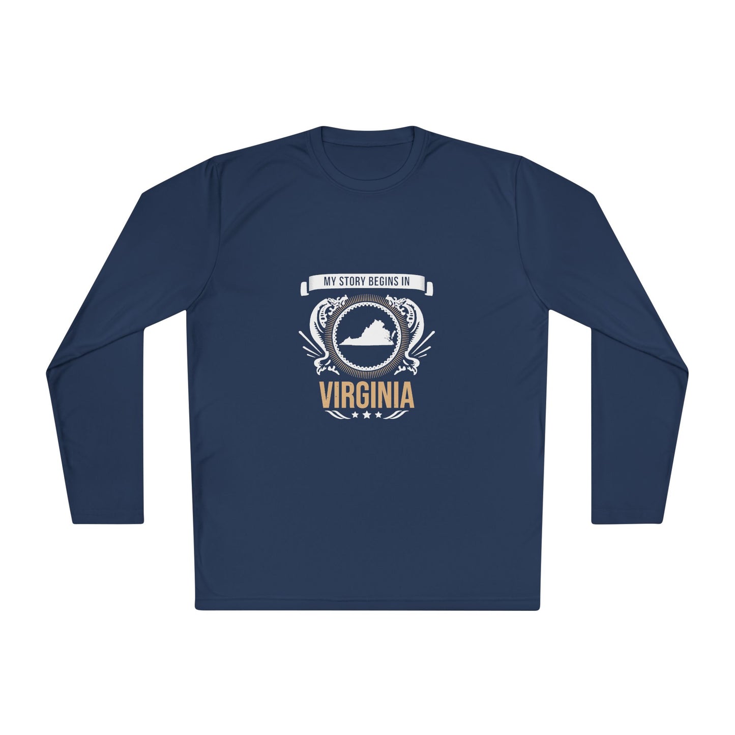 Virginia Style 2-Unisex Lightweight Long Sleeve Tee