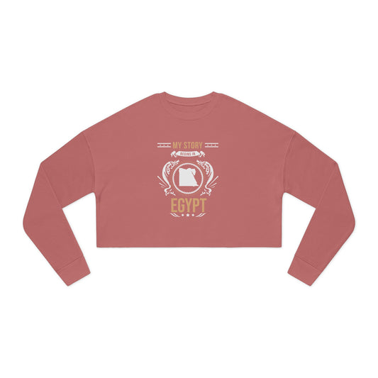 Egypt Style 1-Women's Cropped Sweatshirt