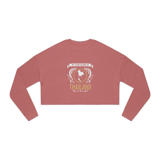 Thailand Style 2-Women's Cropped Sweatshirt