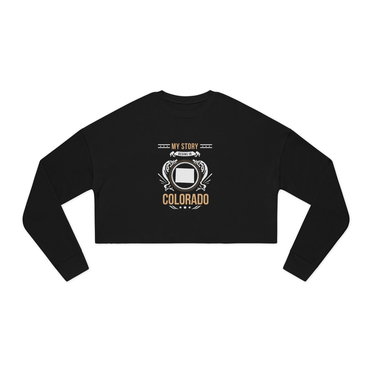 Colorado Style 1-Women's Cropped Sweatshirt