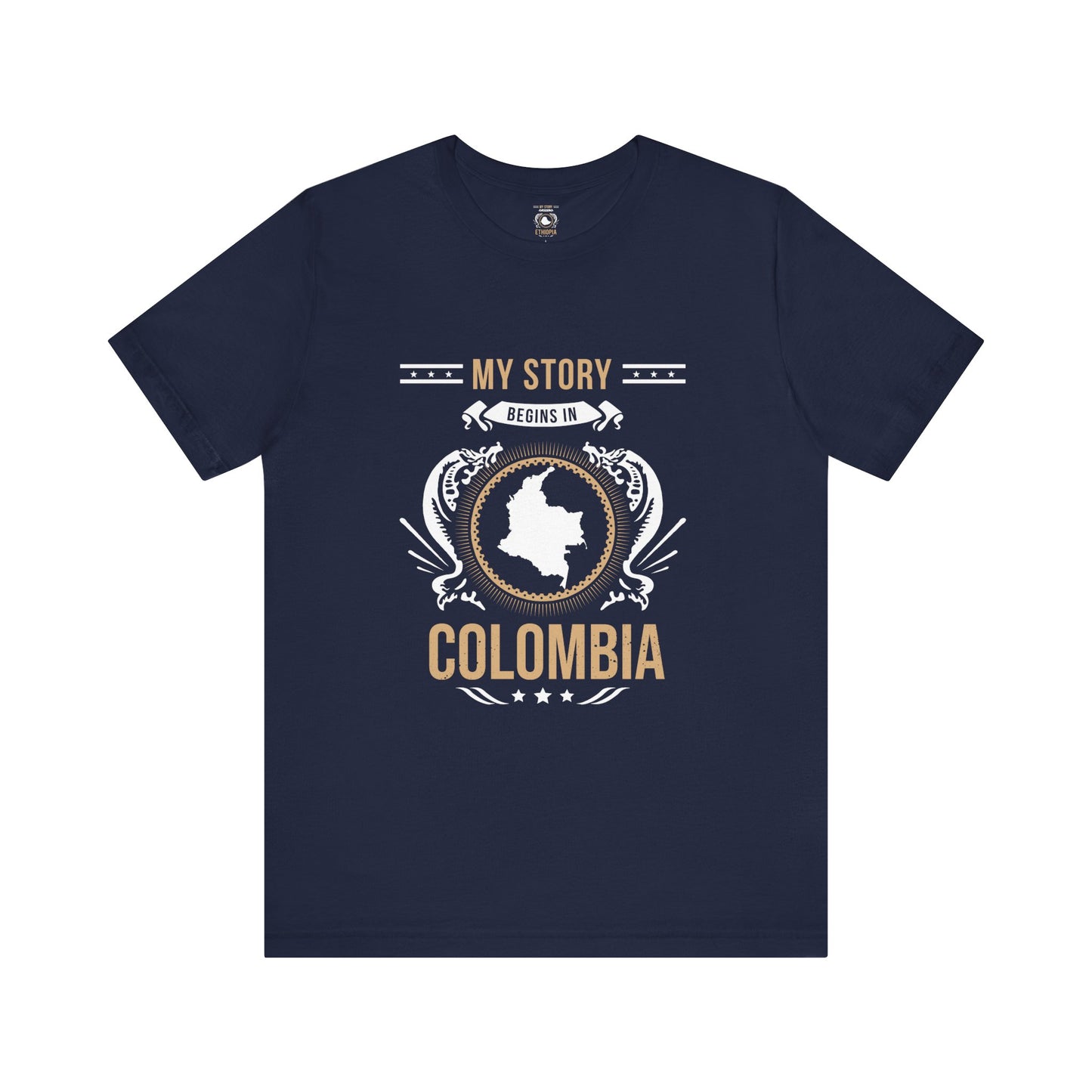Colombia Style 1-Unisex Short Sleeve Tee