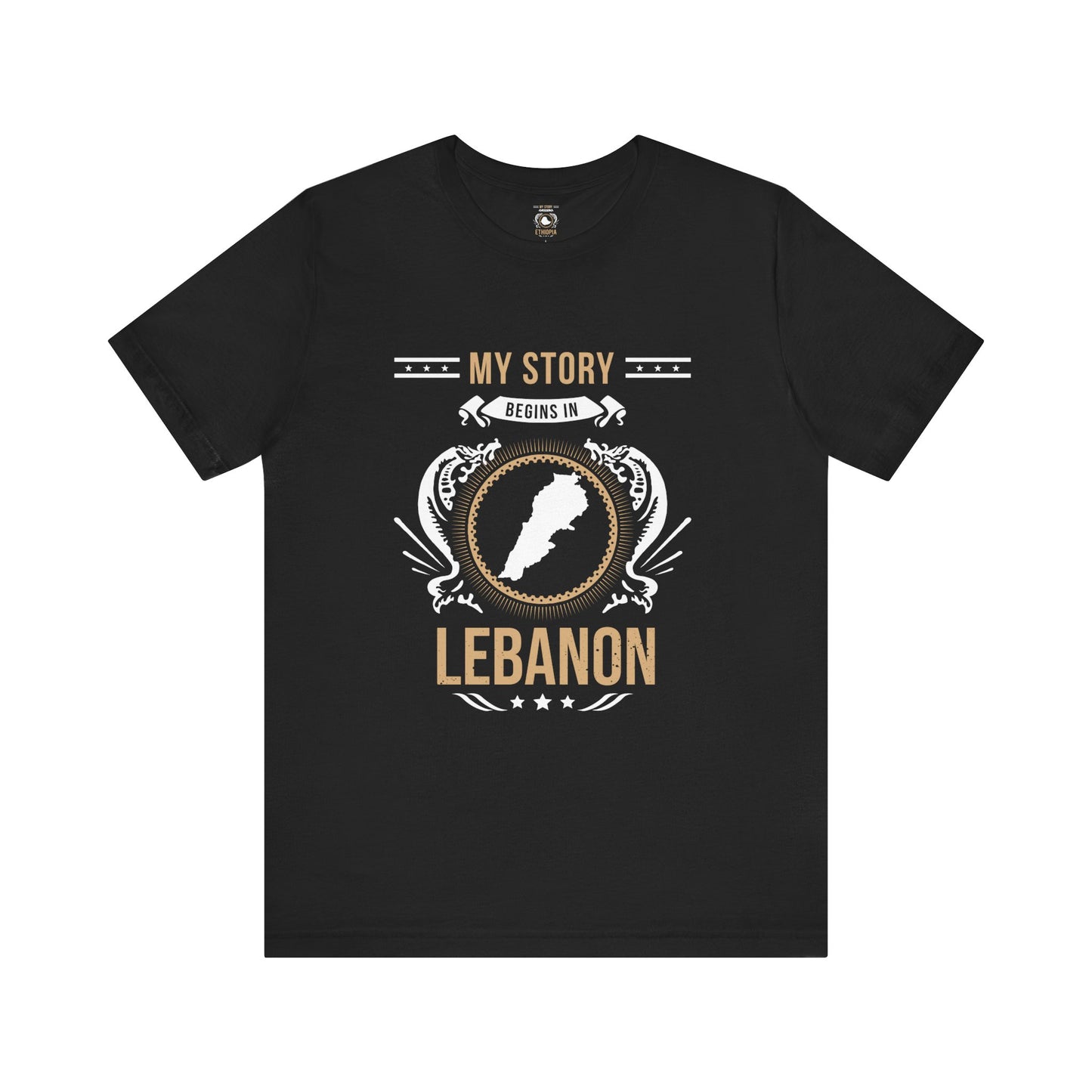 Lebanon Style 1-Unisex Short Sleeve Tee