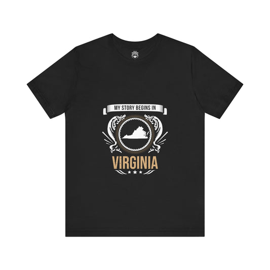 Virginia Style 2-Unisex Short Sleeve Tee
