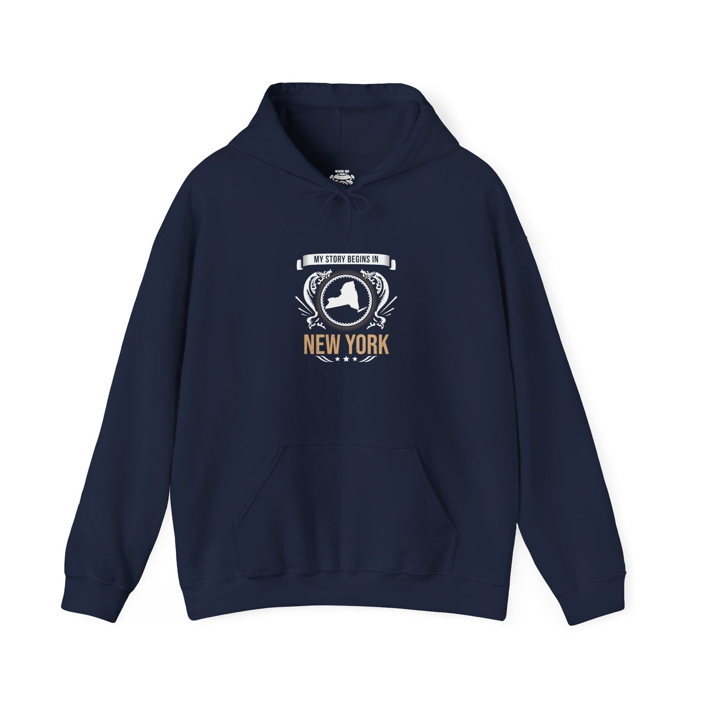 New York Style 2-Unisex Hooded Sweatshirt