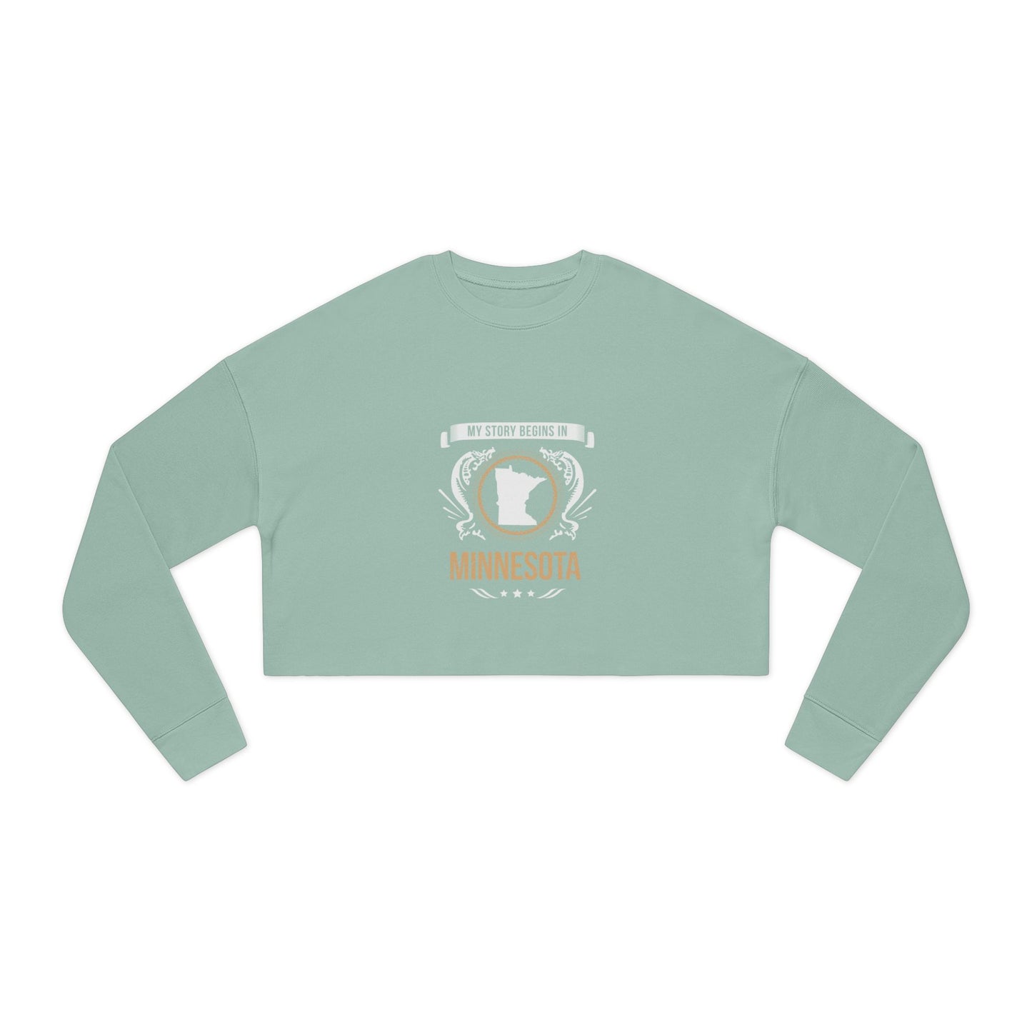 Minnesota Style 2-Women's Cropped Sweatshirt