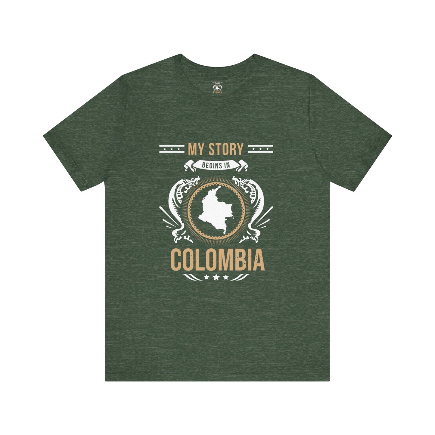 Colombia Style 1-Unisex Short Sleeve Tee