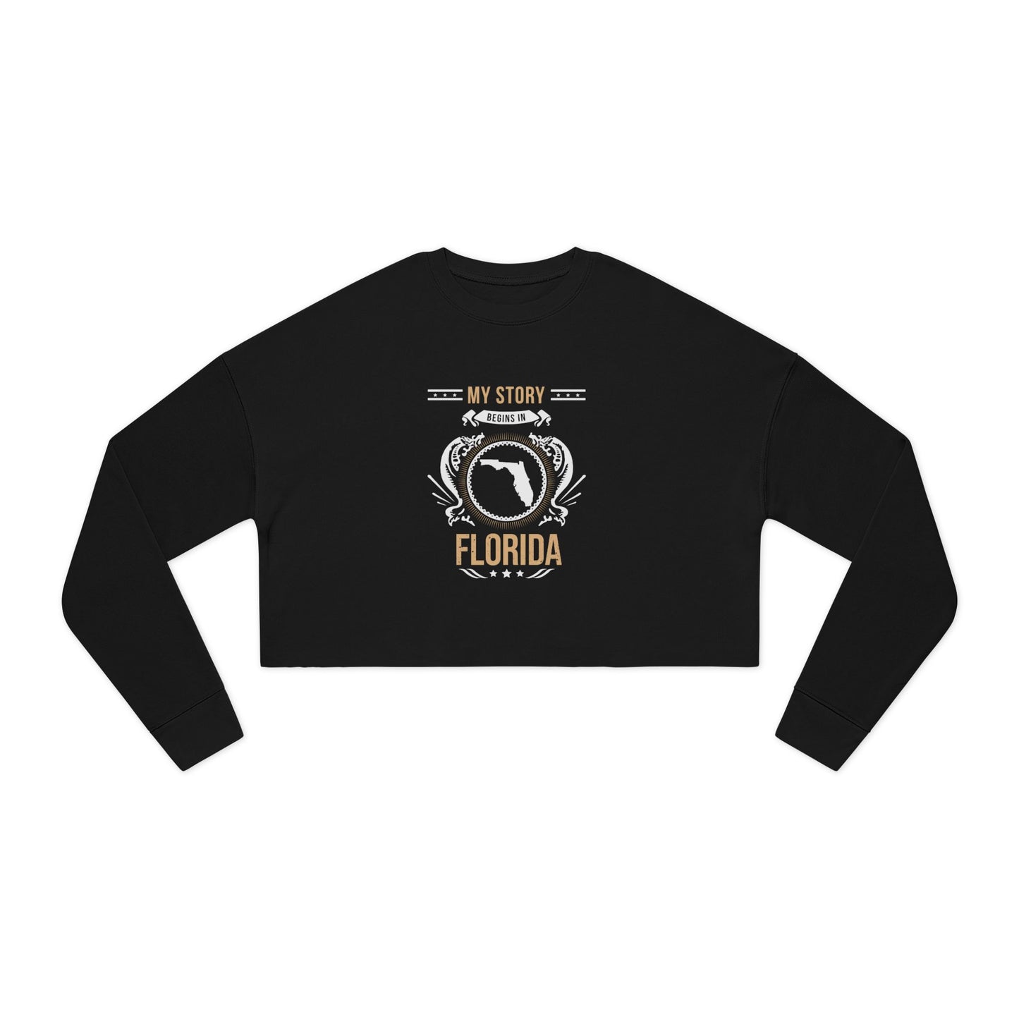 Florida Style 1-Women's Cropped Sweatshirt