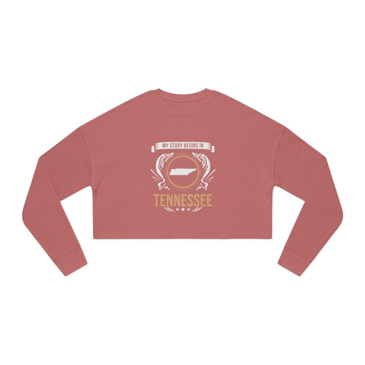 Tennessee Style 2-Women's Cropped Sweatshirt