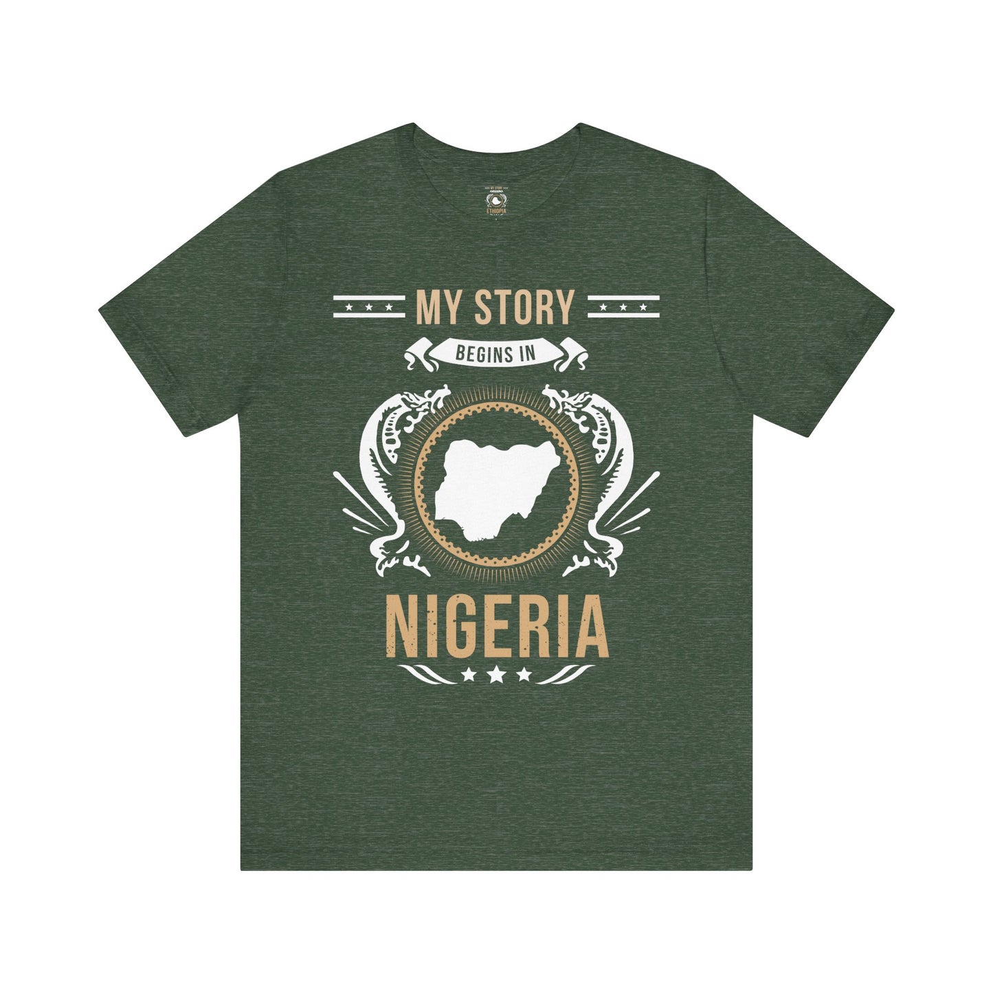 Nigeria Style 1-Unisex Short Sleeve Tee