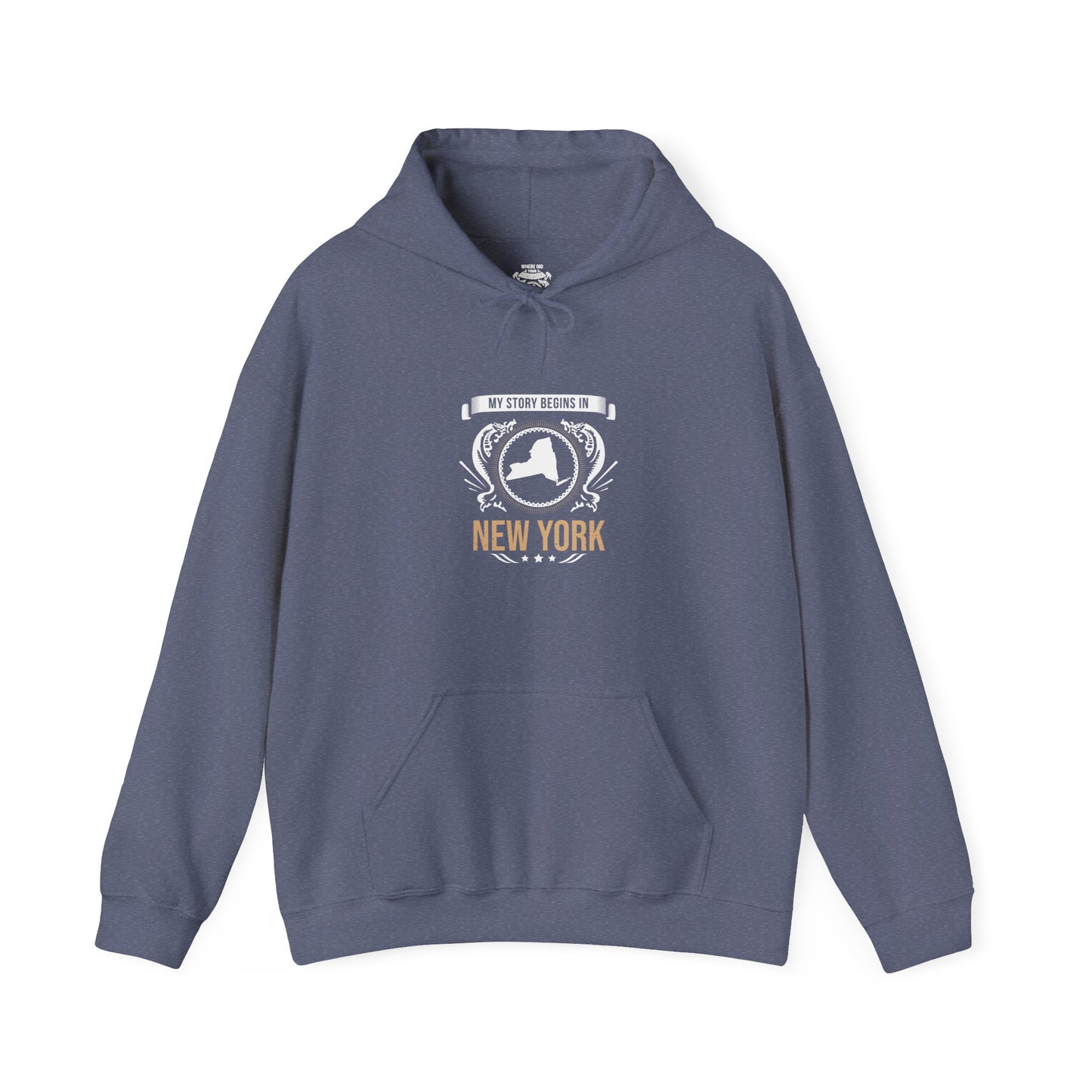 New York Style 2-Unisex Hooded Sweatshirt