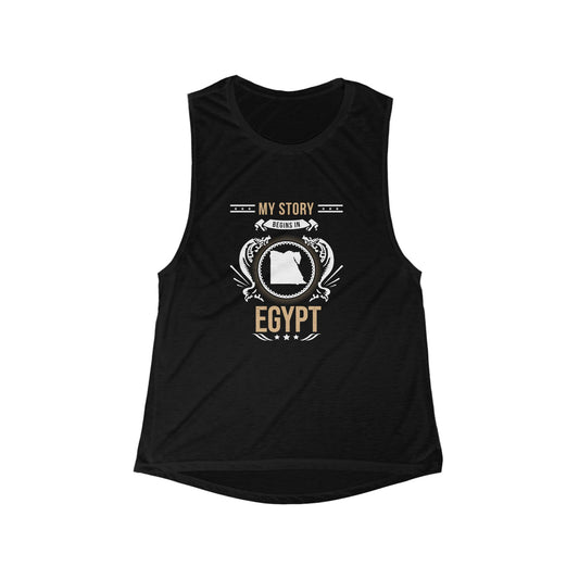 Egypt Style 1-Women's Flowy Tank