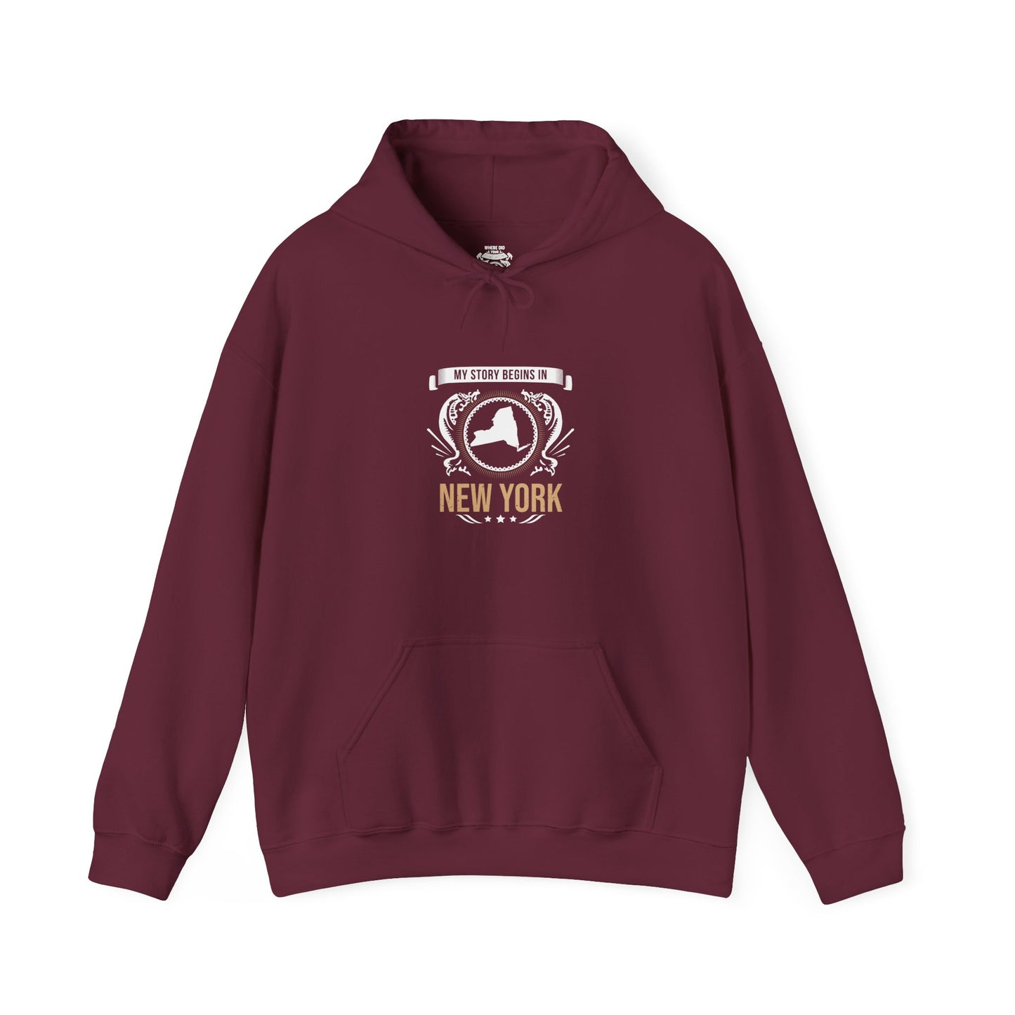 New York Style 2-Unisex Hooded Sweatshirt