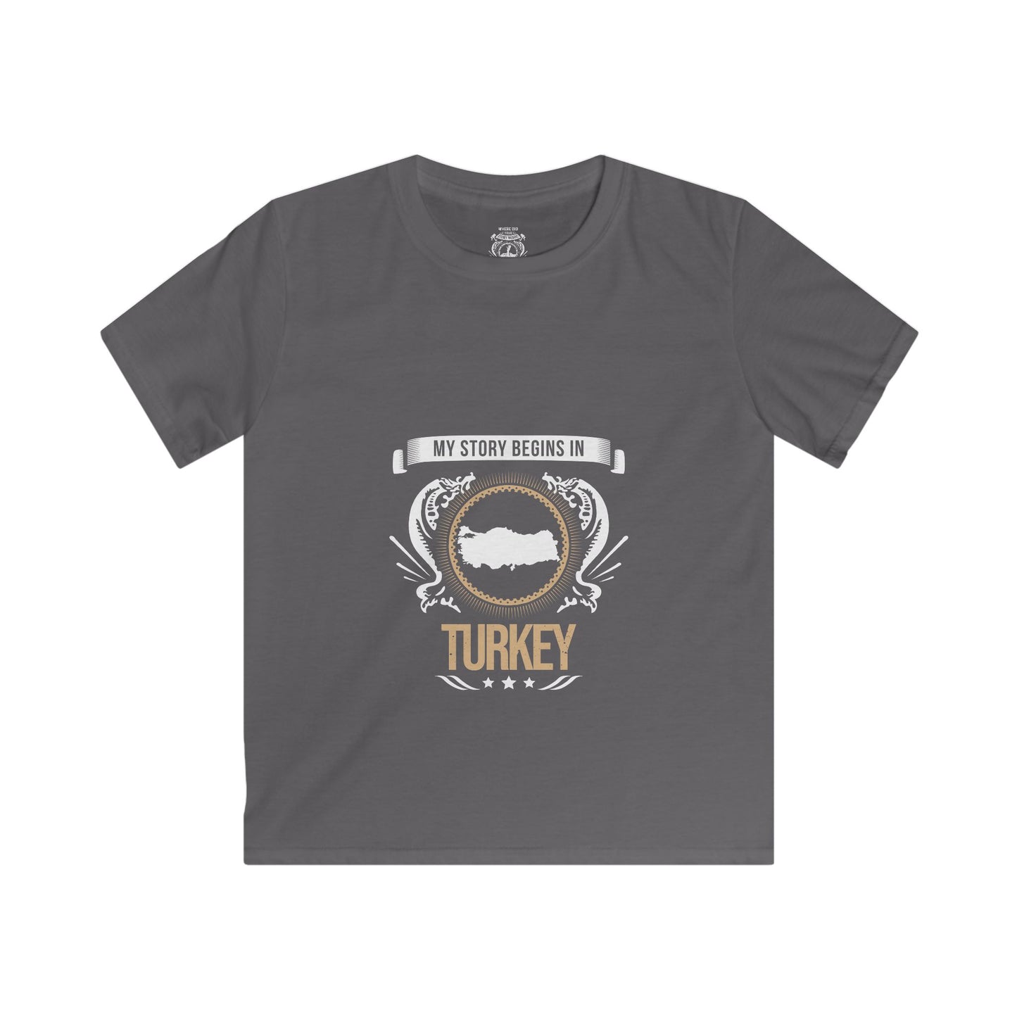 Kids Turkey Style 2-unisex short sleeve shirt