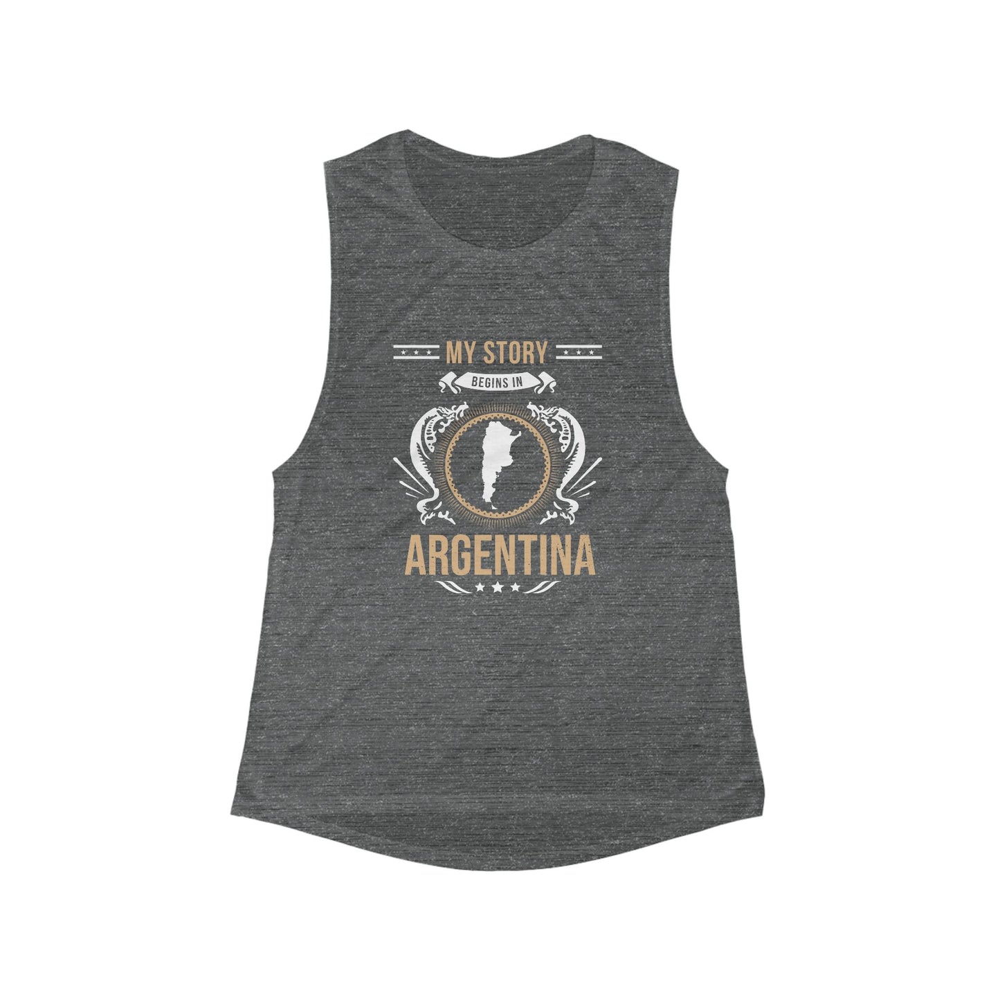 Argentina Style 1-Women's Flowy Tank