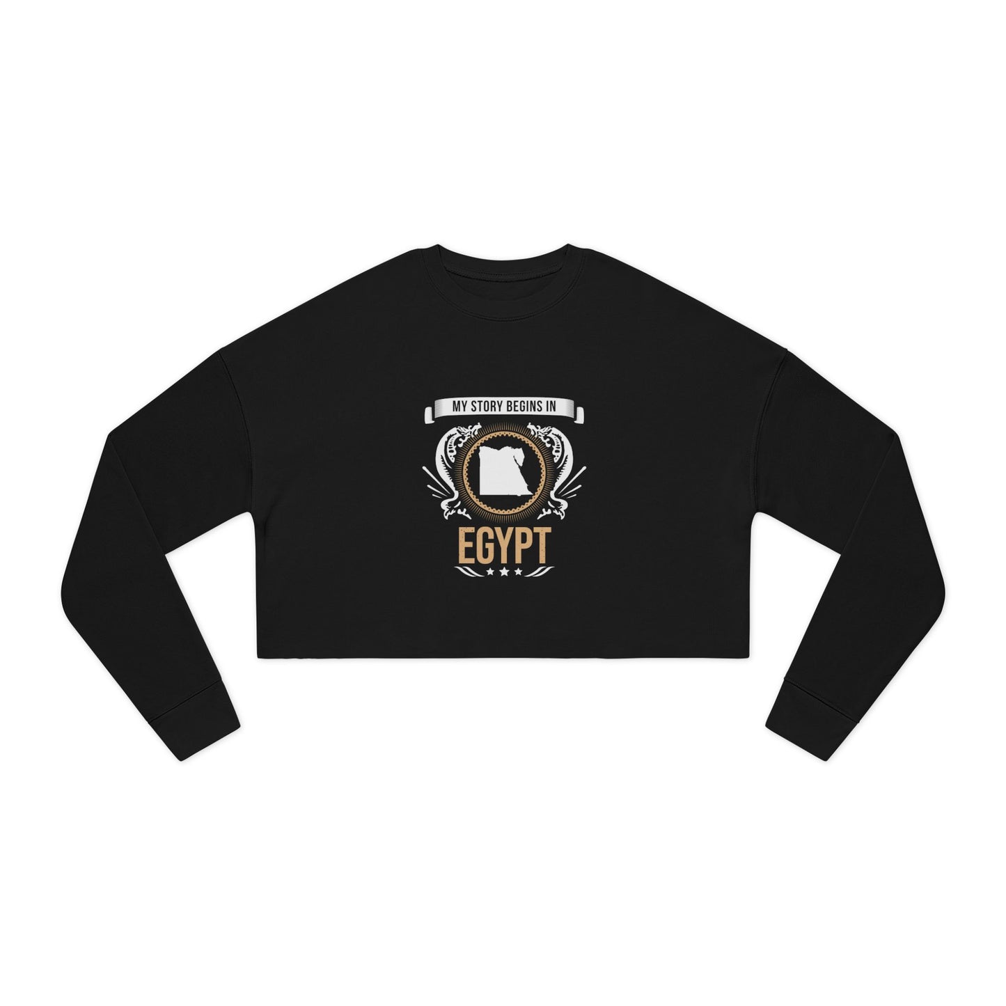 Egypt Style 2-Women's Cropped Sweatshirt