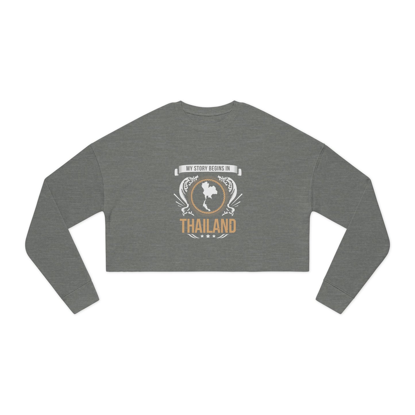 Thailand Style 2-Women's Cropped Sweatshirt