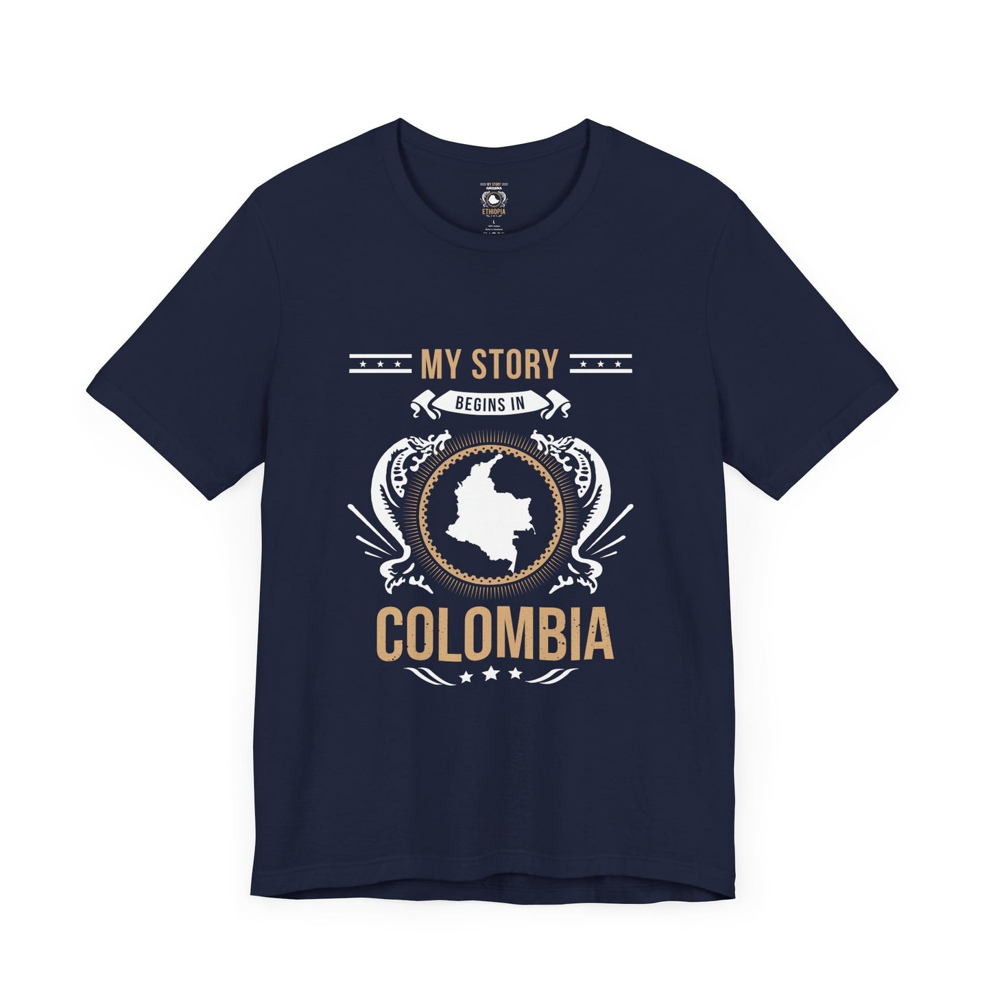 Colombia Style 1-Unisex Short Sleeve Tee