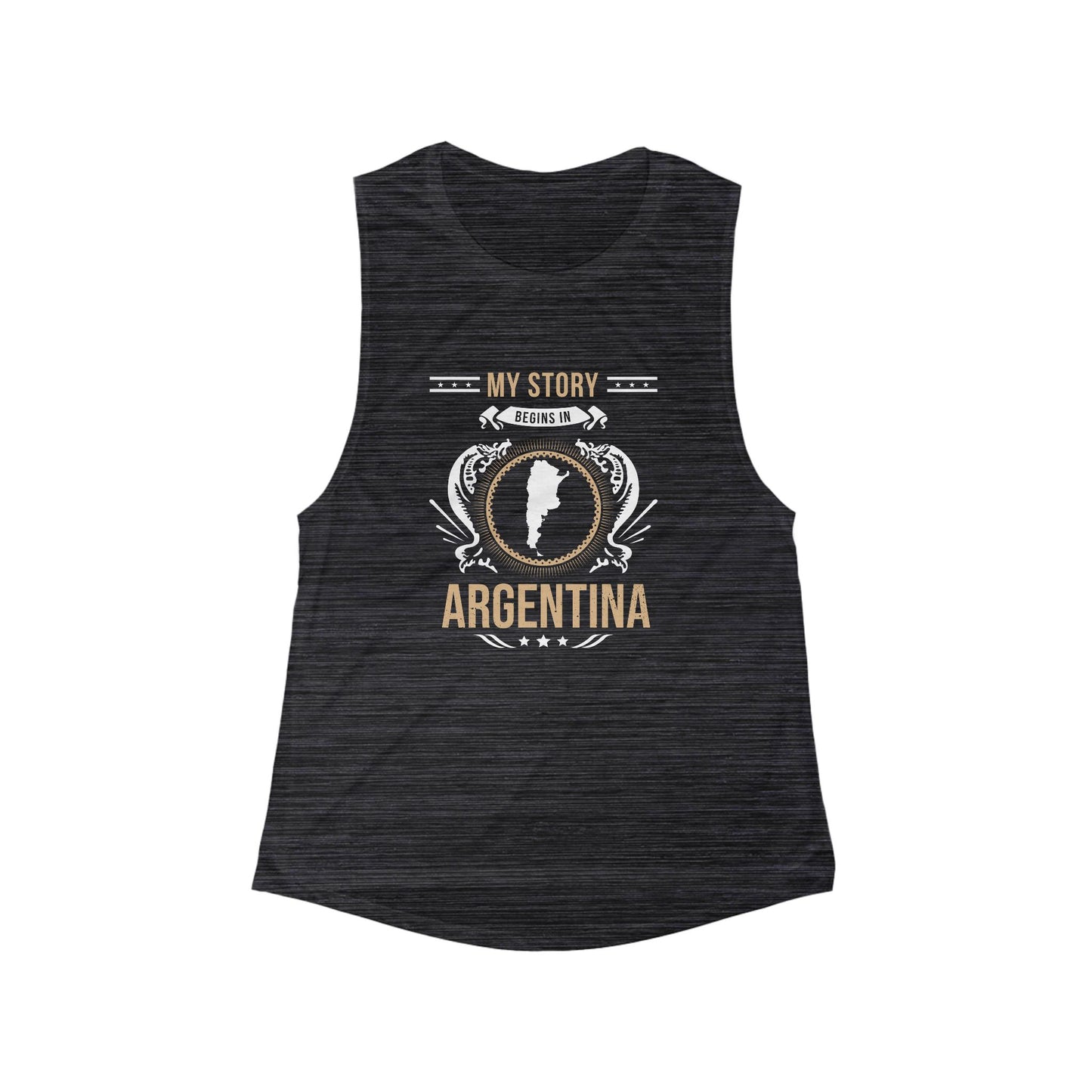 Argentina Style 1-Women's Flowy Tank