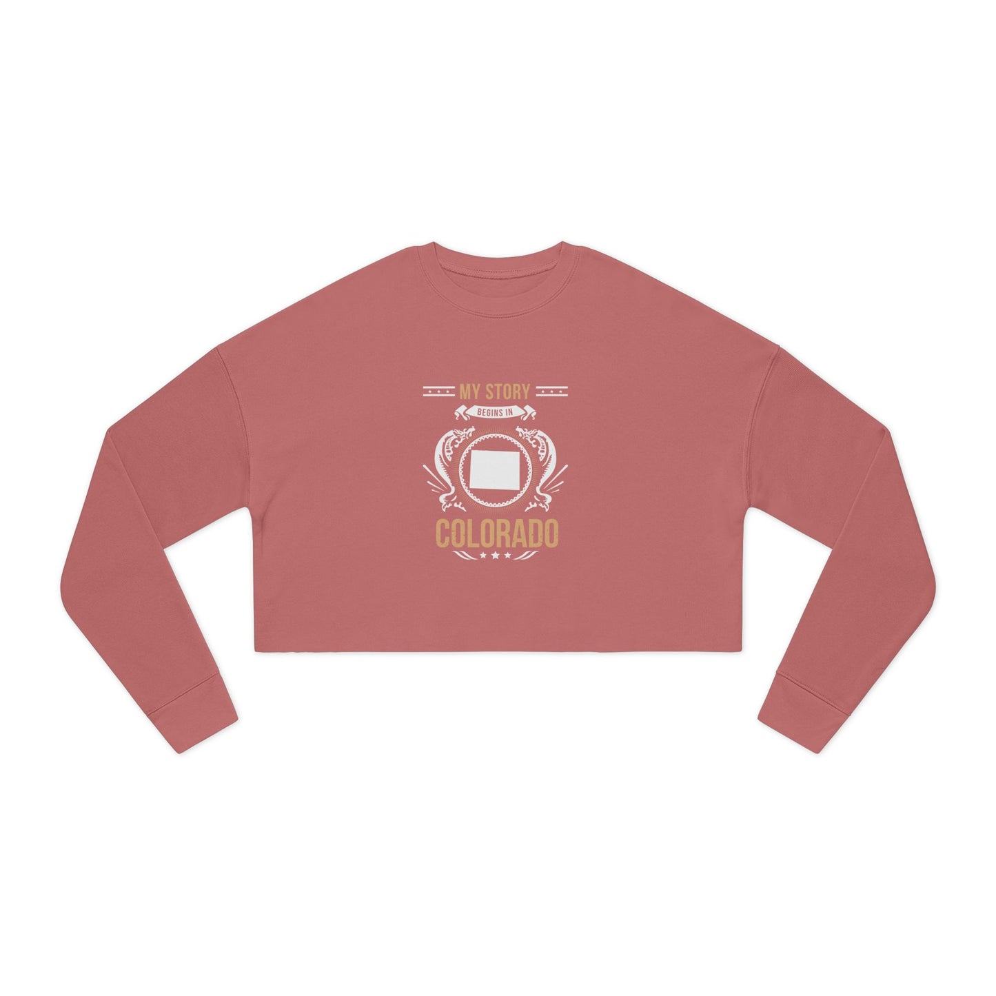 Colorado Style 1-Women's Cropped Sweatshirt