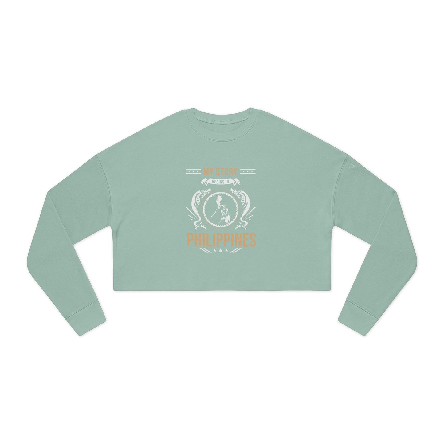 Philippines Style 1-Women's Cropped Sweatshirt