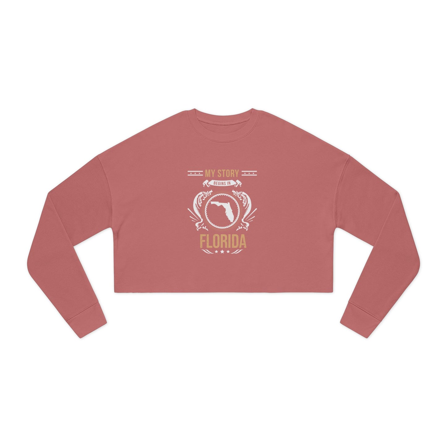 Florida Style 1-Women's Cropped Sweatshirt