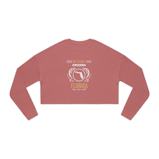 Florida Style 1-Women's Cropped Sweatshirt