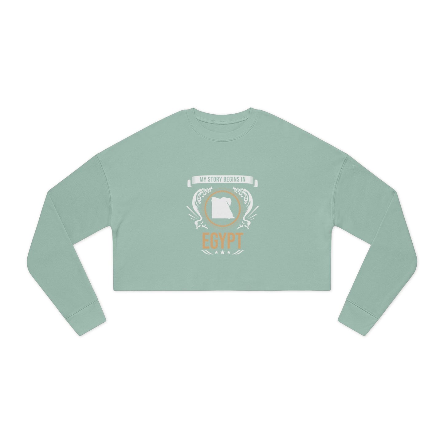 Egypt Style 2-Women's Cropped Sweatshirt