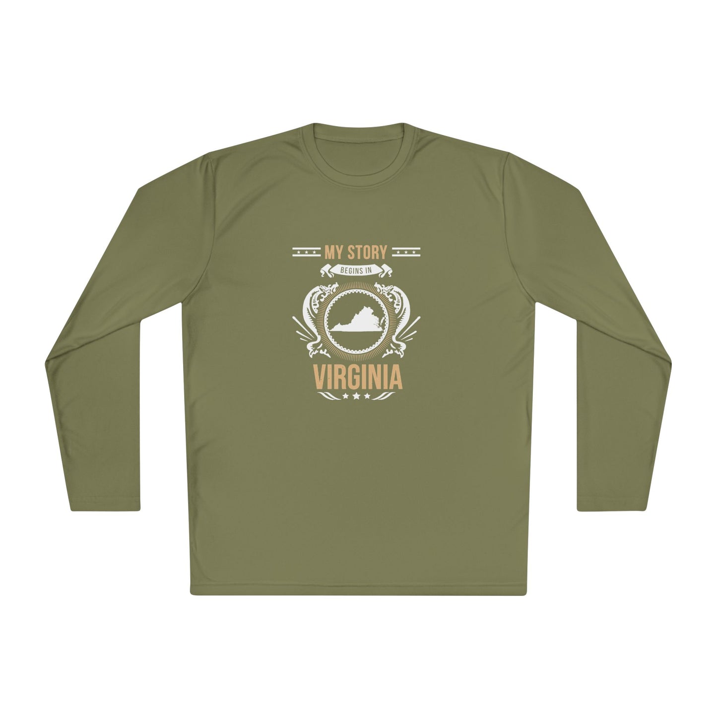 Virginia Style 1-Unisex Lightweight Long Sleeve Tee
