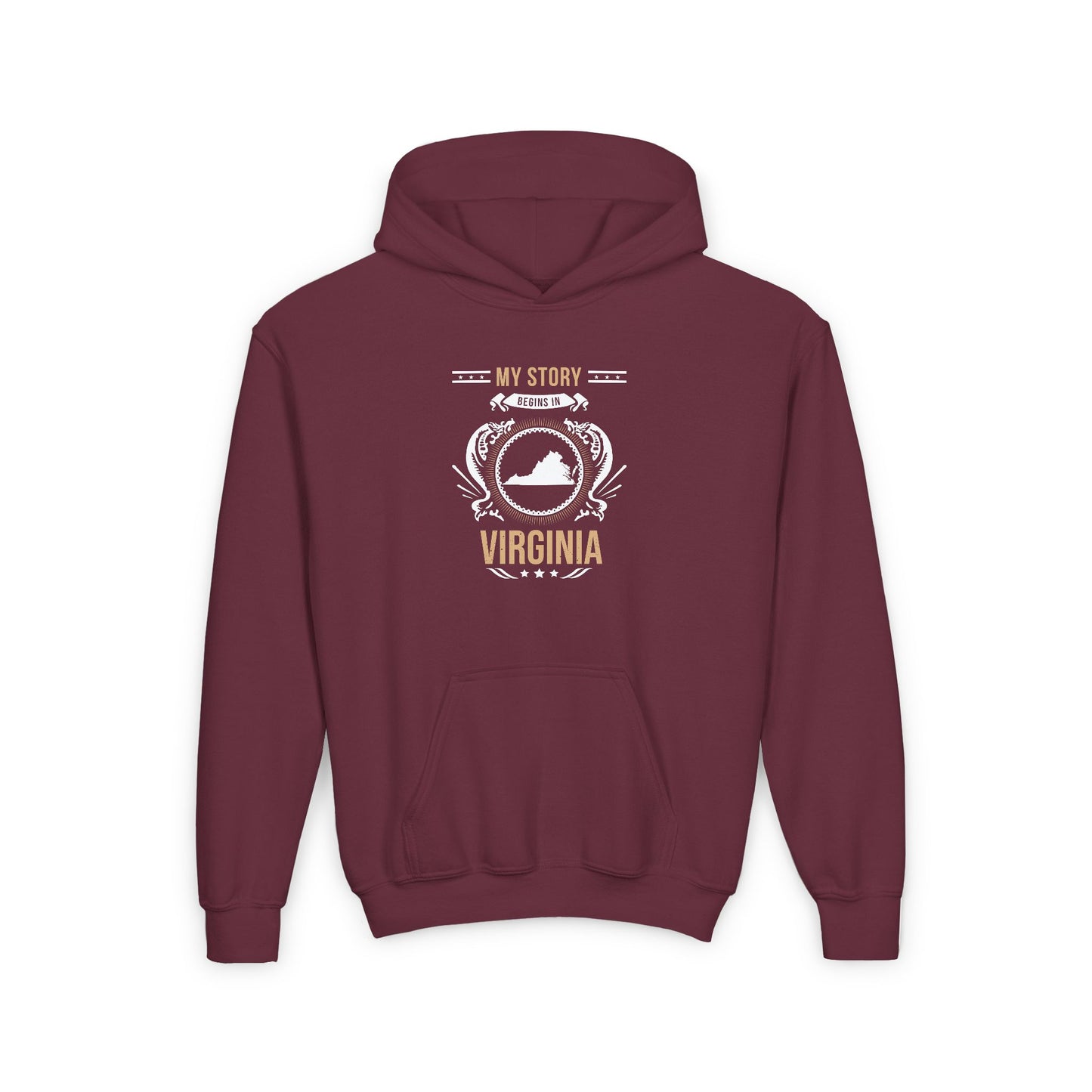 Youth Virginia Style 1 - Unisex Hoodie