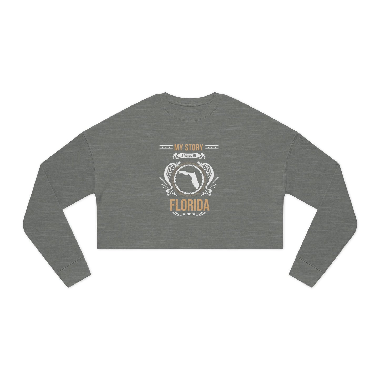 Florida Style 1-Women's Cropped Sweatshirt