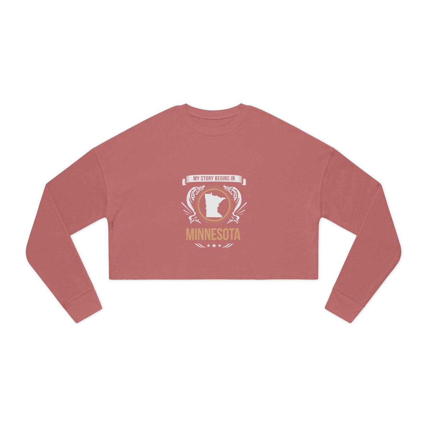 Minnesota Style 2-Women's Cropped Sweatshirt