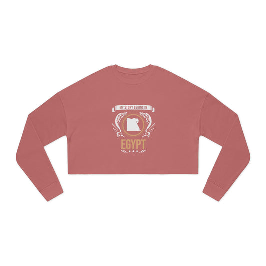 Egypt Style 2-Women's Cropped Sweatshirt