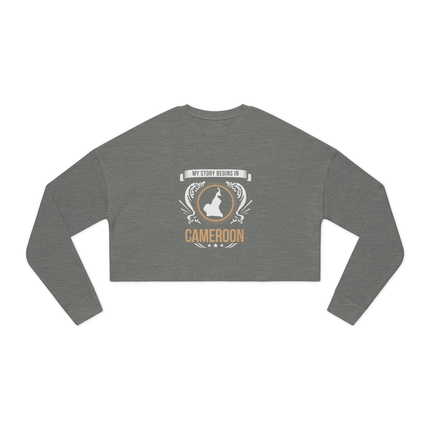 Cameroon Style 2-Women's Cropped Sweatshirt